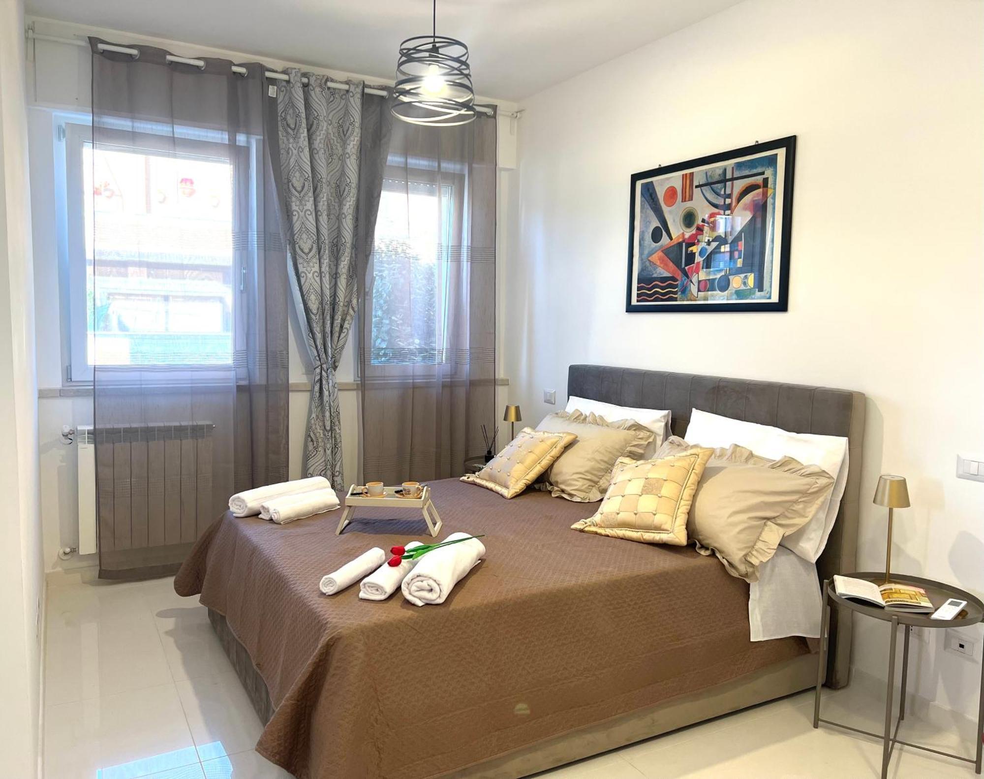 Roma Airport Sky Apartments Fiumicino Bagian luar foto