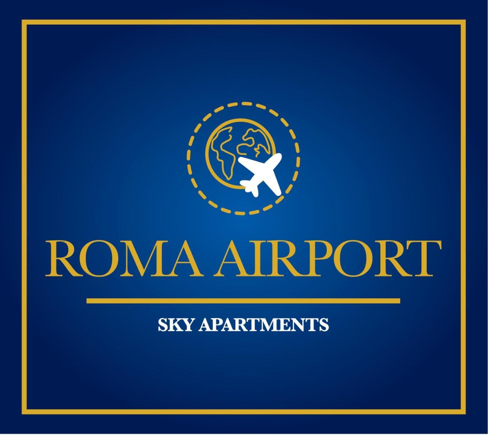 Roma Airport Sky Apartments Fiumicino Bagian luar foto