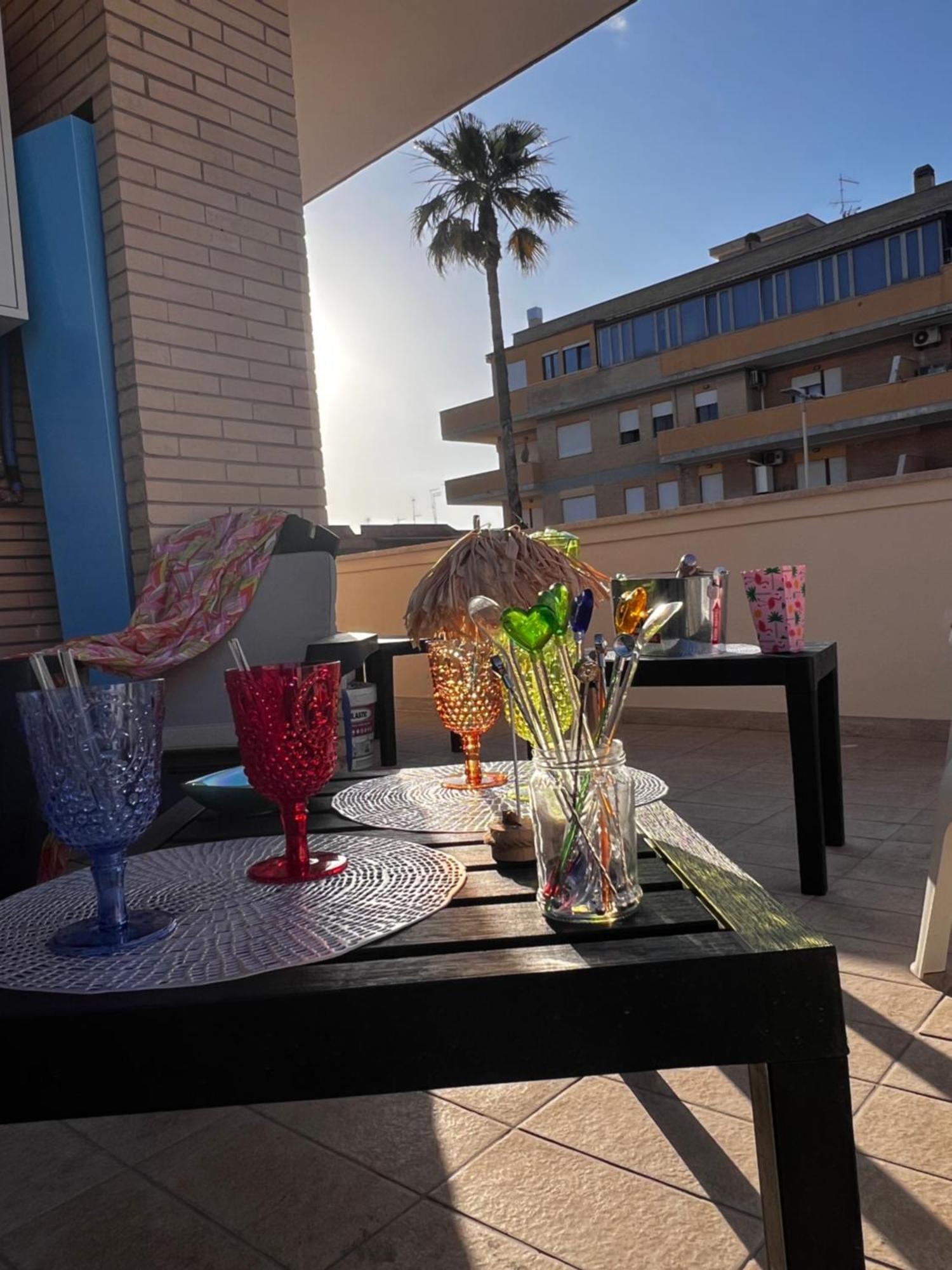Roma Airport Sky Apartments Fiumicino Bagian luar foto
