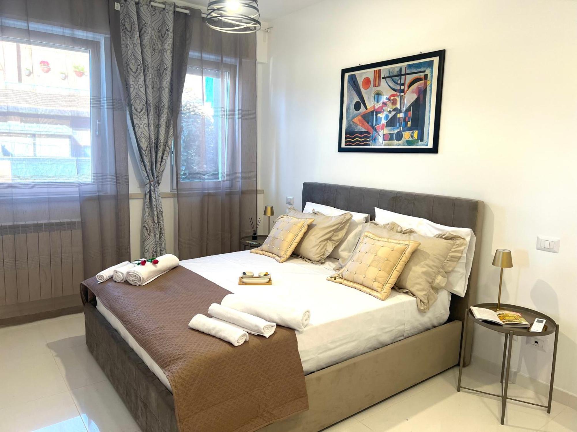 Roma Airport Sky Apartments Fiumicino Bagian luar foto